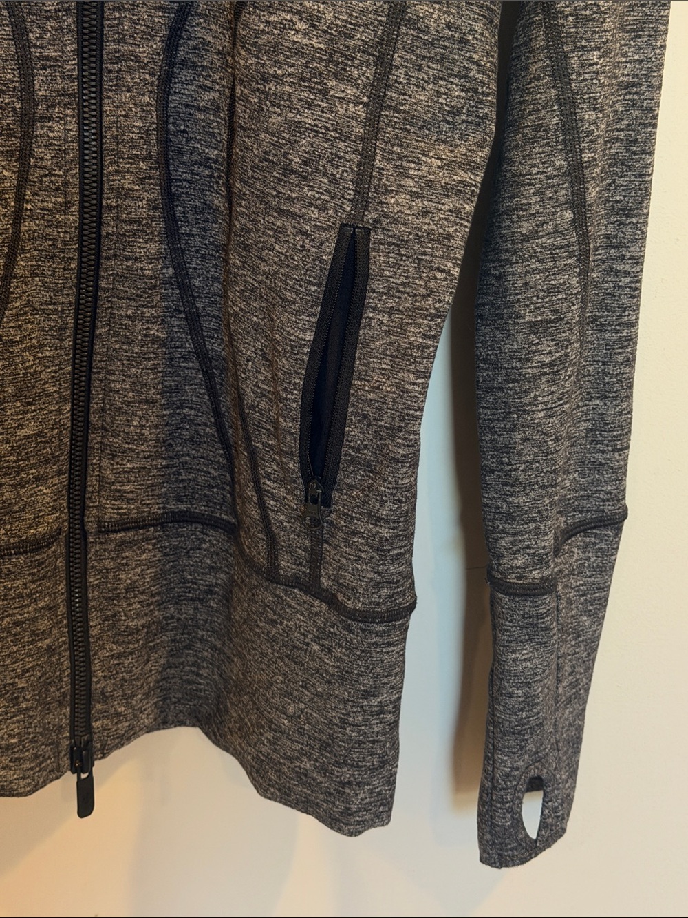 lululemon athletica Gray Heather Full-Zip Jacket - Picture 5 of 9